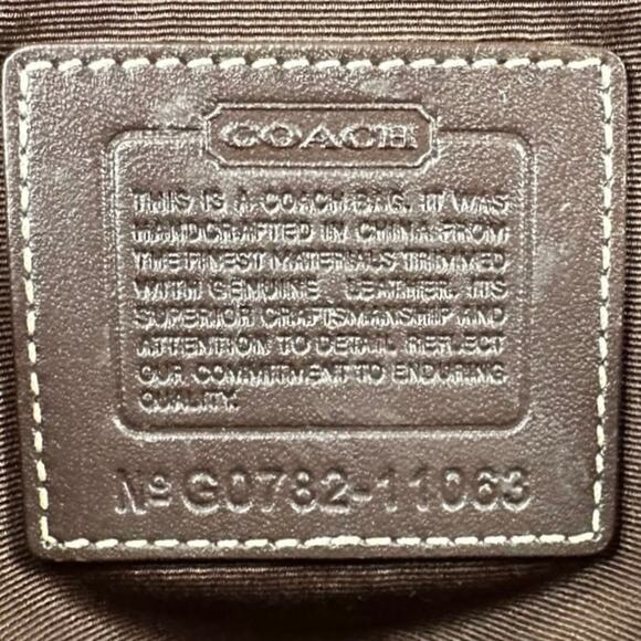Coach Signature Hampton Shoulder / Top Handle Bag - Picture 8 of 8